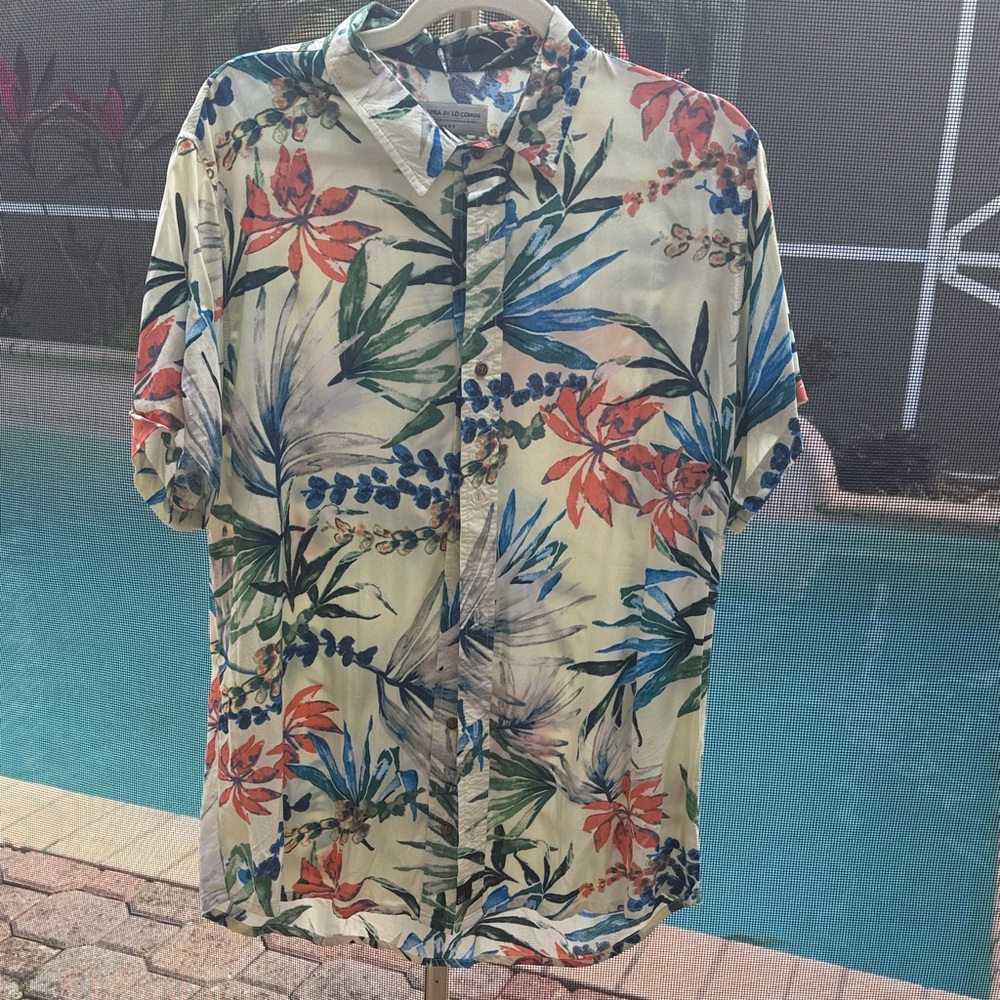 Floral Button-Up Shirt